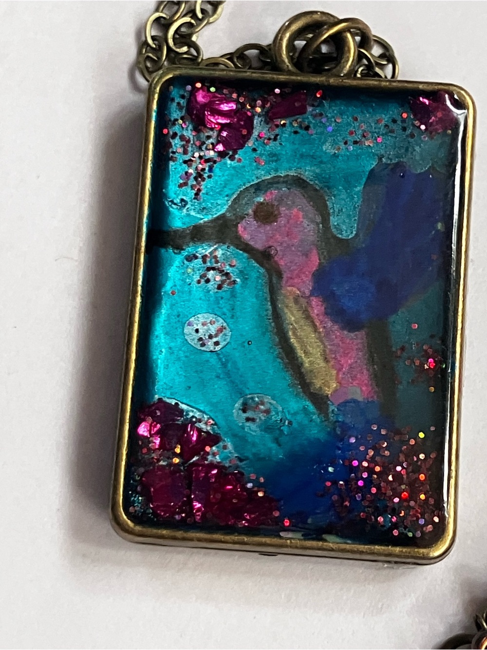 Hummingbird necklace- - Picture 2 of 5